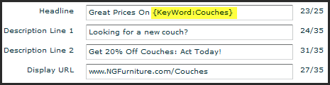 keyword insertion tool